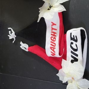 NICE / Naughty Reversible Santa Hats